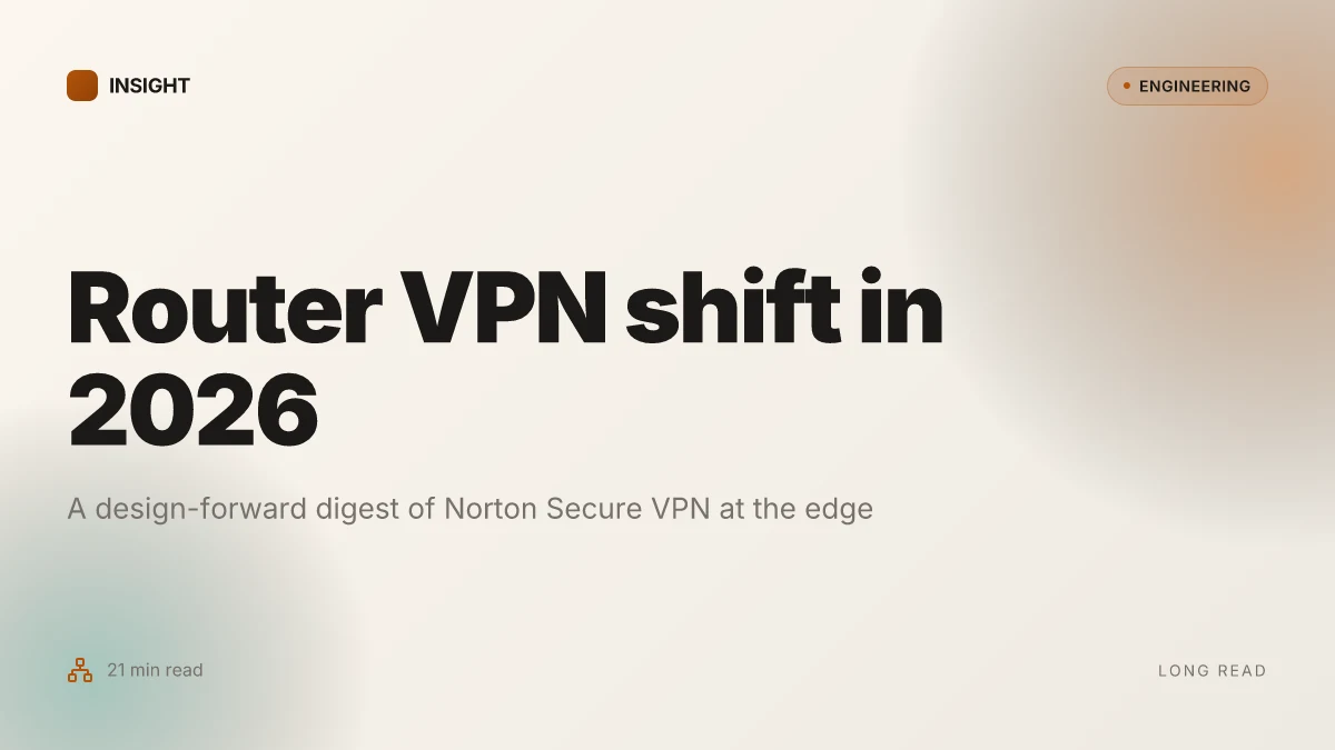 Setting Up Norton Secure VPN on your router: a complete guide for 2026