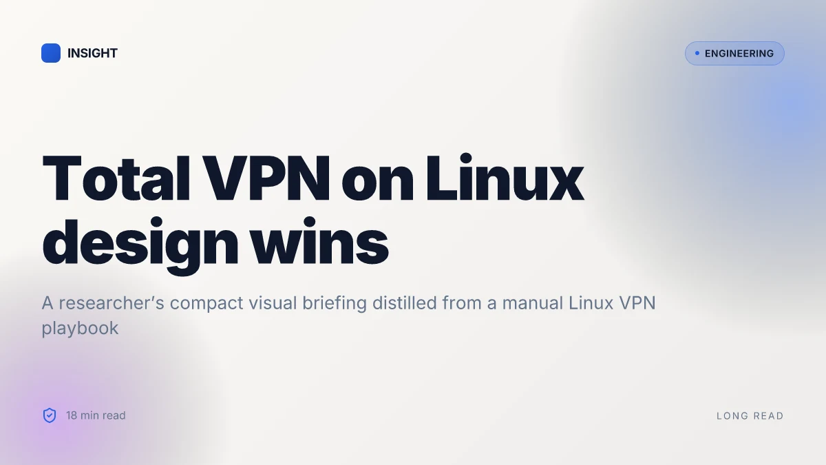 Total VPN on Linux: your guide to manual setup and best practices